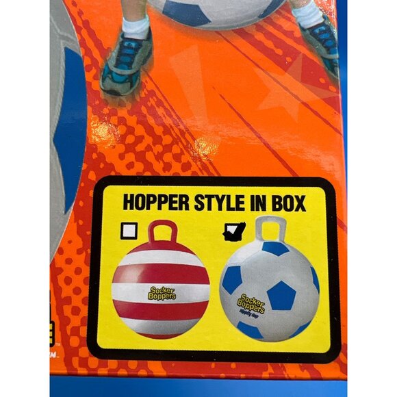 Socker Boppers Hippity Hop Inflatable Ball 15" For Kids 3+ Indoor/Outdoor Use - - Picture 5 of 5